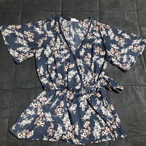 Floral Peplum Blouse